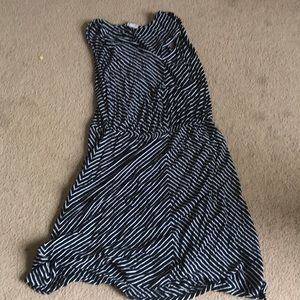 I have another black and white stripped dress.